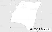 Silver Style Simple Map of Clementina