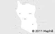 Silver Style Simple Map of General Salgado