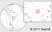 Blank Location Map of Lavinia