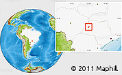Physical Location Map of Lavinia, highlighted country