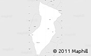 Silver Style Simple Map of Marilia