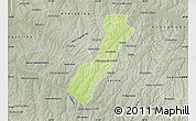 Physical Map of Mirandopolis, semi-desaturated