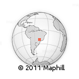 Outline Map of Nova Alianca