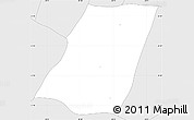 Silver Style Simple Map of Nova Alianca