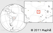 Blank Location Map of Planalto
