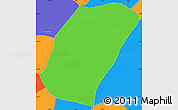 Political Simple Map of Planalto