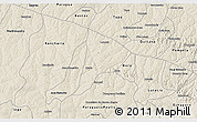 Shaded Relief 3D Map of Quata