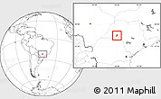 Blank Location Map of Quata
