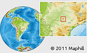 Physical Location Map of Quata