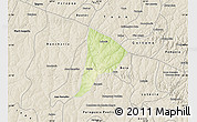 Physical Map of Quata, shaded relief outside