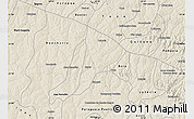 Shaded Relief Map of Quata