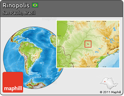 Rinópolis São Paulo fonte: maps.maphill.com