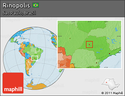 Rinópolis São Paulo fonte: maps.maphill.com