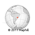 Outline Map of Rio Claro