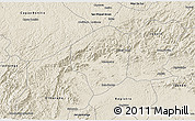 Shaded Relief 3D Map of Sete Barras