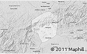 Silver Style 3D Map of Sete Barras