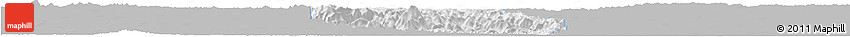Gray Horizon Map of Sete Barras, single color outside