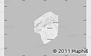 Gray Map of Sete Barras, single color outside