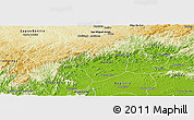 Physical Panoramic Map of Sete Barras
