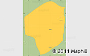 Savanna Style Simple Map of Sete Barras