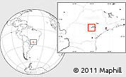 Blank Location Map of Taguai