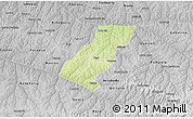 Physical 3D Map of Tupa, desaturated