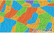 Political 3D Map of Tupa