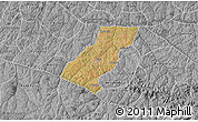 Satellite 3D Map of Tupa, desaturated