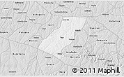 Silver Style 3D Map of Tupa