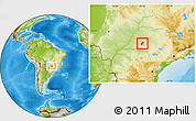 Physical Location Map of Tupa