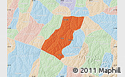 Political Map of Tupa, lighten