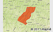 Political Map of Tupa, physical outside