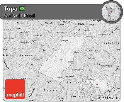 Silver Style Map of Tupa
