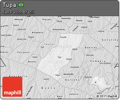 Silver Style Map of Tupa