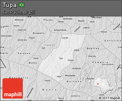 Silver Style Map of Tupa