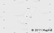 Silver Style Map of Tupa, single color outside
