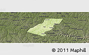 Physical Panoramic Map of Tupa, darken