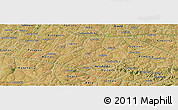 Satellite Panoramic Map of Tupa