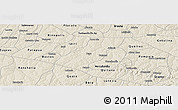 Shaded Relief Panoramic Map of Tupa