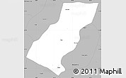 Gray Simple Map of Tupa