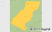 Savanna Style Simple Map of Tupa