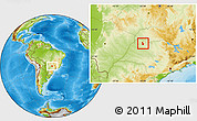 Physical Location Map of Votuporanga