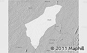 Gray 3D Map of Alvorada