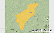 Savanna Style 3D Map of Alvorada