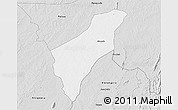 Silver Style 3D Map of Alvorada