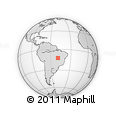 Where is Alvorada located? Outline Map of Alvorada