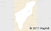 Classic Style Simple Map of Alvorada