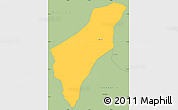Savanna Style Simple Map of Alvorada