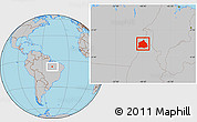 Gray Location Map of Araguaina