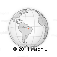 Outline Map of Araguaina